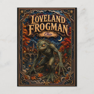 De Loveland Frogman Ohio Popcut Legenden Briefkaart