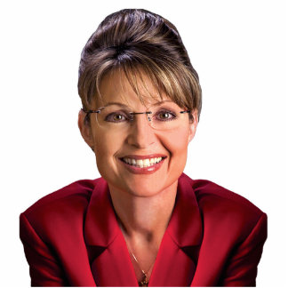 De Lovely Sarah Palin Staand Fotobeeldje