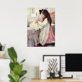 De Lover van Jessie Willcox Smith Poster (Thuiskantoor)