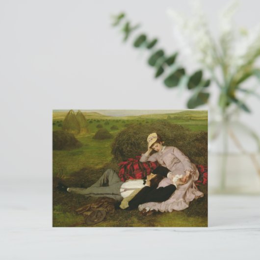 De Lovers, 1870 Briefkaart (Staand voorkant)