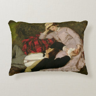 De Lovers, 1870 Decoratief Kussen