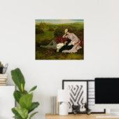 De Lovers, 1870 Poster (Thuiskantoor)