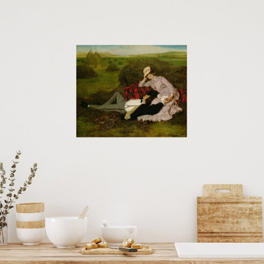 De Lovers, 1870 Poster (Keuken)