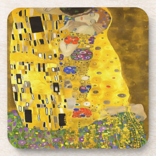 De Lovers Kiss Fine Art Acrylverf Onderzetter