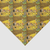 De Lovers Kiss Fine Art Acrylverf Tissuepapier (Detail)