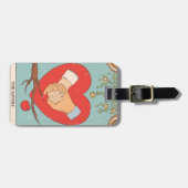 De Lovers Major Arcana tarotkaart Bagagelabel (Voorkant horizontaal)