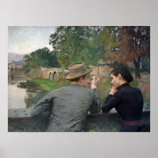 De Lovers, Poster 1888 (Voorkant)