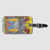 De Lovers Tarot Card Tarots Leading Bagagelabel (Voorkant (horizontaal))