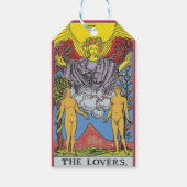 De Lovers Tarot Card Tarots Leading Cadeaulabel (Voorkant)