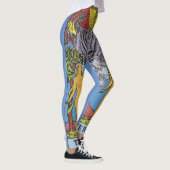De Lovers Tarot Card Tarots Leading Leggings (Rechts)