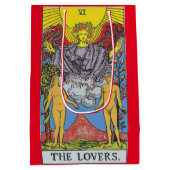 De Lovers Tarot Card Tarots Leading Medium Cadeauzakje (Achterkant)