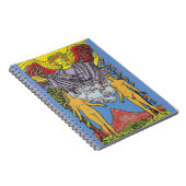 De Lovers Tarot Card Tarots Leading Notitieboek (Rechterzijde)