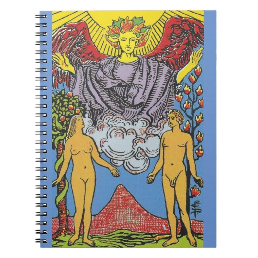 De Lovers Tarot Card Tarots Leading Notitieboek (Voorkant)