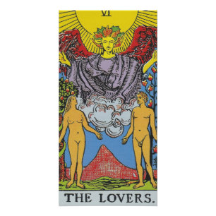 De Lovers Tarot Card Tarots Leading Perfect Poster