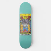 De Lovers Tarot Card Tarots Leading Persoonlijk Skateboard (Voorkant)
