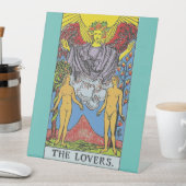 De Lovers Tarot Card Tarots Leading Reclamebord Met Voetstuk (Insitu)