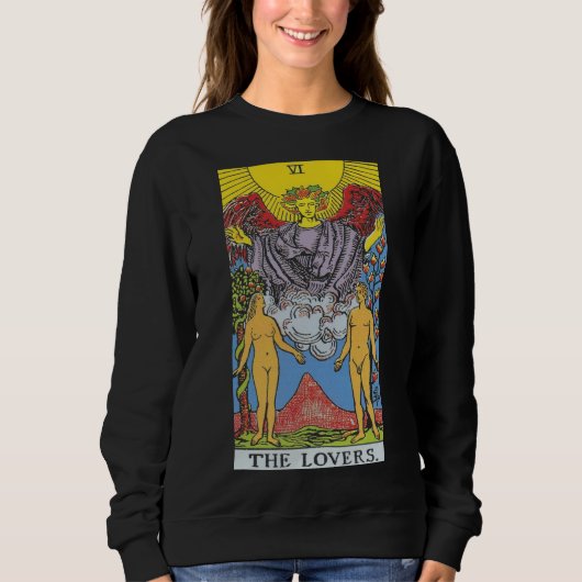 De Lovers Tarot Card Tarots Leading Trui (Voorkant)