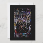 De Lovers Tarot Card Wedding Kaart (Voorkant)
