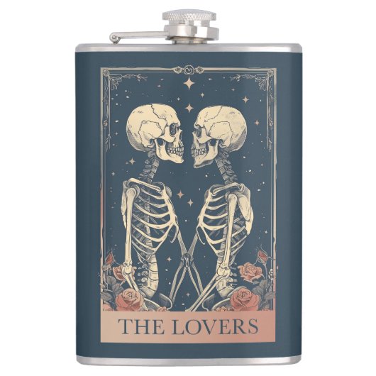 De Lovers Tarot Heupfles (Voorkant)