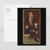 De Lovers Tarot-kaart Briefkaart (Voorkant / Achterkant)