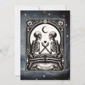 De Lovers Tarot Kaart Hemelse Huwelijksuitnodiging (Voorkant)