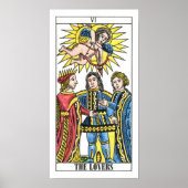 De Lovers Tarot-kaart Poster (Voorkant)