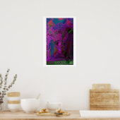 De Lovers Tarot Kaart Psychedelic Poster (Keuken)