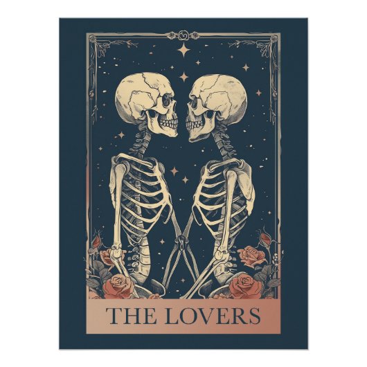 De Lovers Tarot Perfect Poster (Voorkant)