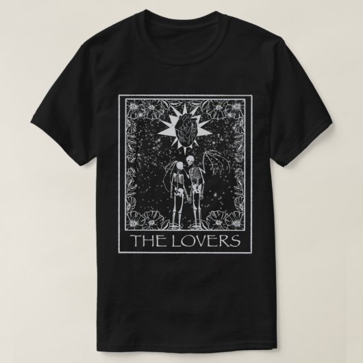 De Lovers Tarot-premie T-shirt (Design voorkant)
