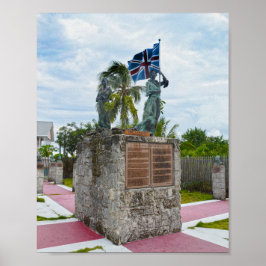De Loyalist Memorial Sculpture Gardens, Bahama's Poster
