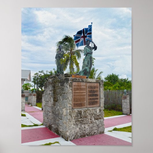 De Loyalist Memorial Sculpture Gardens, Bahama's Poster (Voorkant)