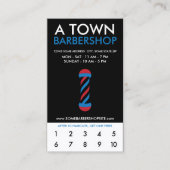 de loyaliteit van het barberwinkelcentrum klantenkaartje (Voorkant)