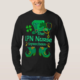 De Lpn Nurse Leprechaun St Patricks Day T - shirts