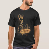 De Luau Beverly Hills California  Tiki Bar T-shirt (Voorkant)