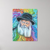 De Lubavitcher Rebbe Regenboog Canvas Afdruk (Voorkant)