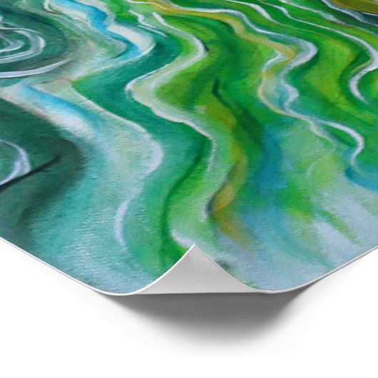 De Lubavitcher Rebbe Regenboog Poster (Hoek)