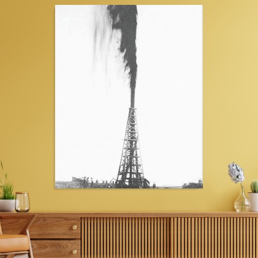 De Lucas Gusher Canvas Afdruk (Insitu (Woonkamer))