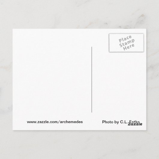 De lucht briefkaart (Achterkant)