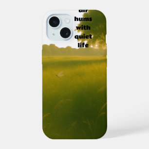 De lucht gonst van het stille leven iPhone 15 case