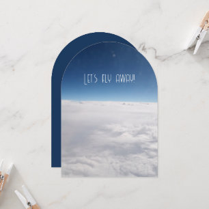 De lucht is de limiet laten we vliegen mooi kaart