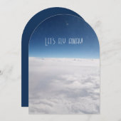 De lucht is de limiet laten we vliegen mooi kaart (Voorkant / Achterkant)