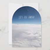 De lucht is de limiet laten we vliegen mooi kaart (Voorkant)