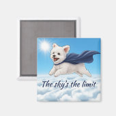 De lucht is de limiet magneet (Voorkant / Achterkant)