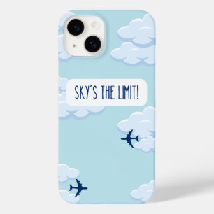 De Lucht is de Limiet – Motiverende iPhone 14 Hoes