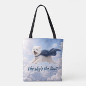 De lucht is de limiet tote bag (Achterkant)