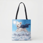 De lucht is de limiet tote bag (Voorkant)