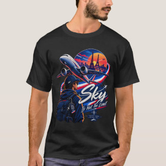 De lucht is niet de grens t-shirt