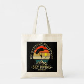 De lucht roept me ik moet gaan skydiven tote bag (Achterkant)