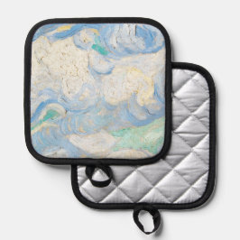 De luchtachtergrond van Van Gogh Pannenlap
