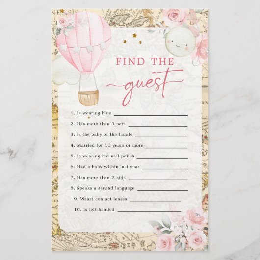 De luchtballon is niet zo leuk om de gast te vinde (Voorkant)